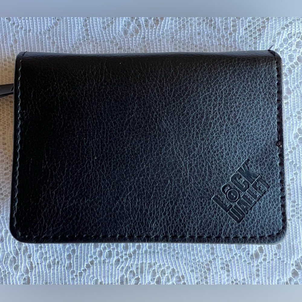 Lock Wallet Secure Men Women RFID Blocking Money Credit Card Holder Wallets